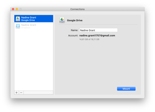 Google Drive authorization window Google Drive authorization window