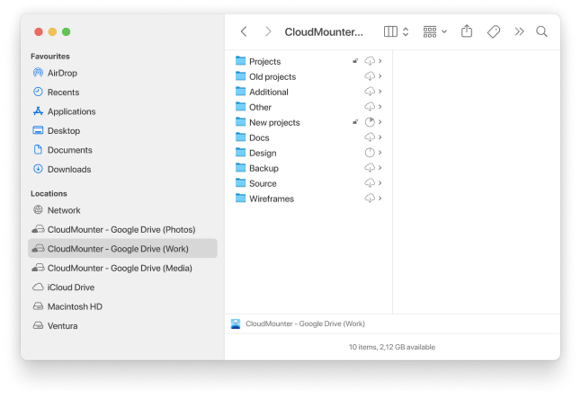 Google Drive As a local drive