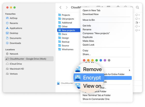 cloudmounter encryption