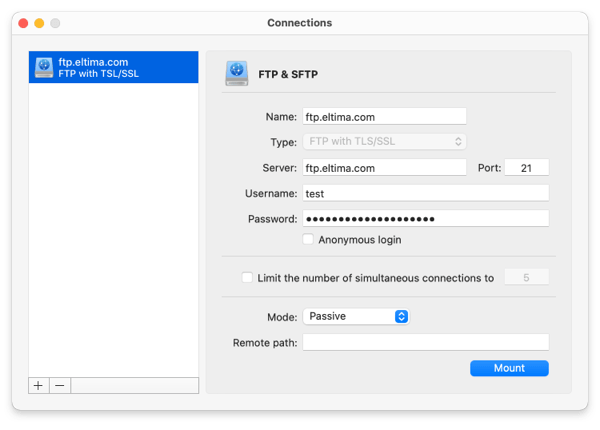 native ftp for mac