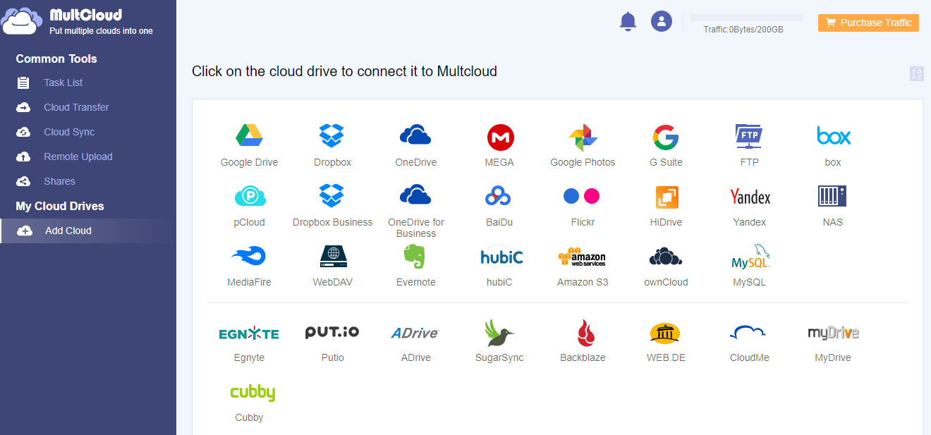 MultCloud  Best Free Multiple Cloud Storage Manager