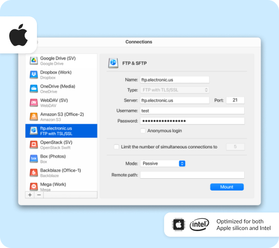 SFTP client for macOS