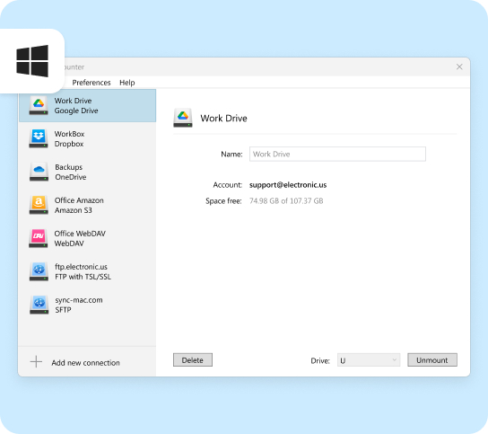 Google Drive connection