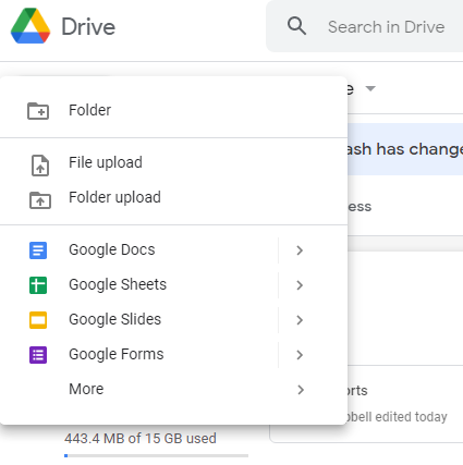 Google Drive get started 